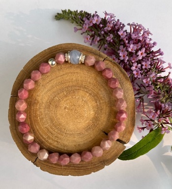 Armband Thulit Chalcedon