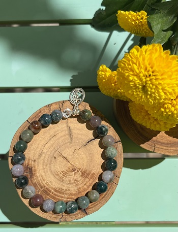 Moosachat Bergkristall