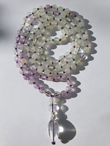 Mala Ametrin Serpentin Bergkristall